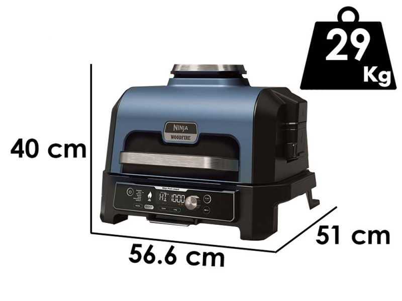Ninja Woodfire Pro XL OG901EU - Electric barbecue with smoker