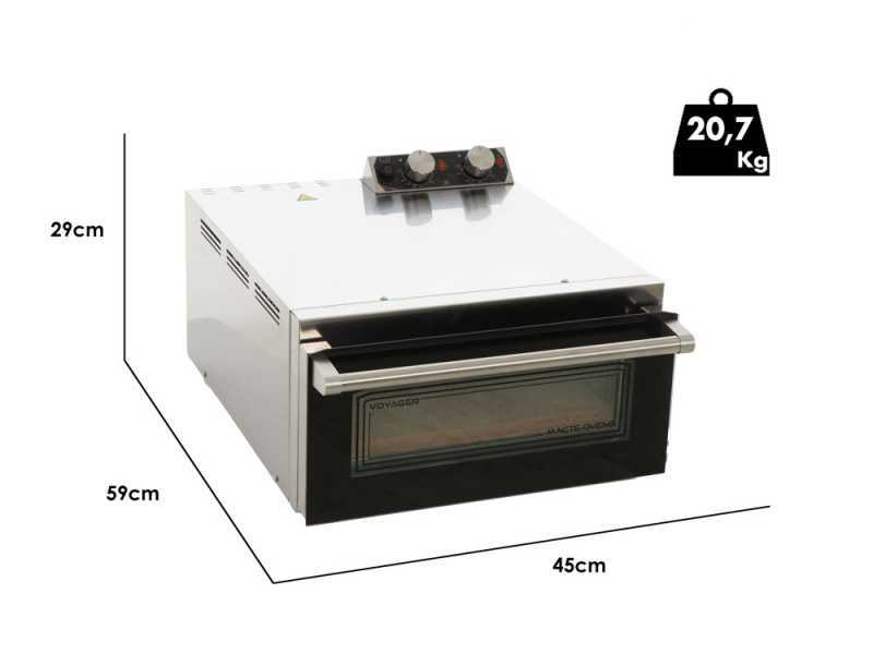 Macte Ovens Voyager TWIN - Electric Pizza Oven - 2975 W