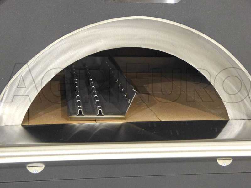 AgriEuro Premium Line Cibus Red - Outdoor wood-fired pizza oven 100x80 - 5 pizzas