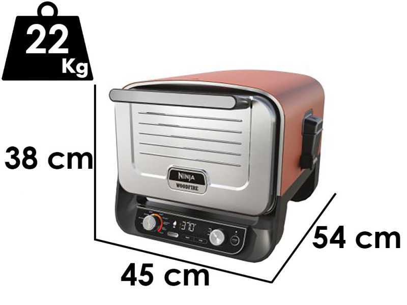 Ninja Woodfire OO101EU - Electric Outdoor Oven for Pizza and Roasts