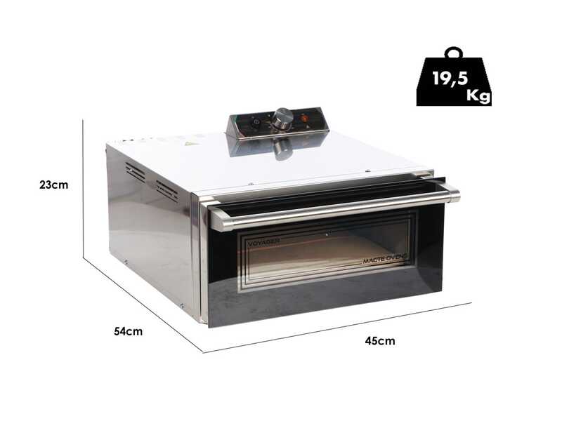 Macte Oven Voyager SMART - Electric Pizza Oven - 1925W