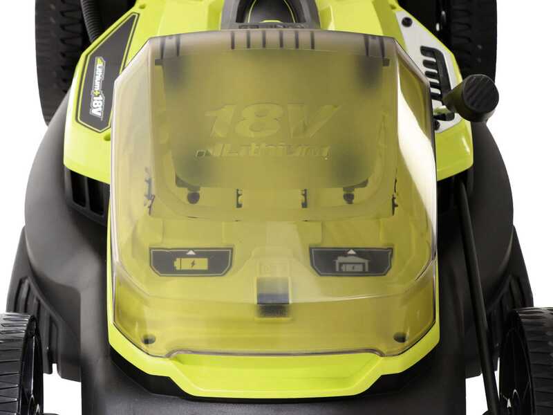Ryobi RY18LM37A-240 - Battery-powered Lawn Mower - 37 cm Cut - 2x18V/4Ah