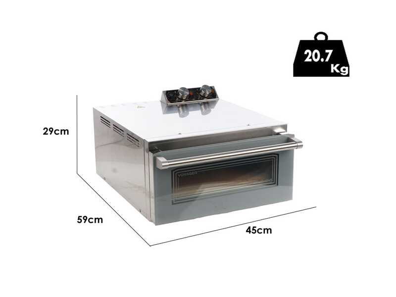 Macte Ovens Voyager TWIN - Electric Pizza Oven - 2975 W