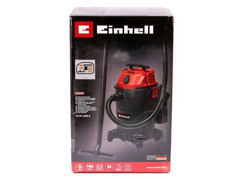 Einhell TC-VC 1930 A - Wet and Dry Vacuum Cleaner - 30L Drum - 1500W