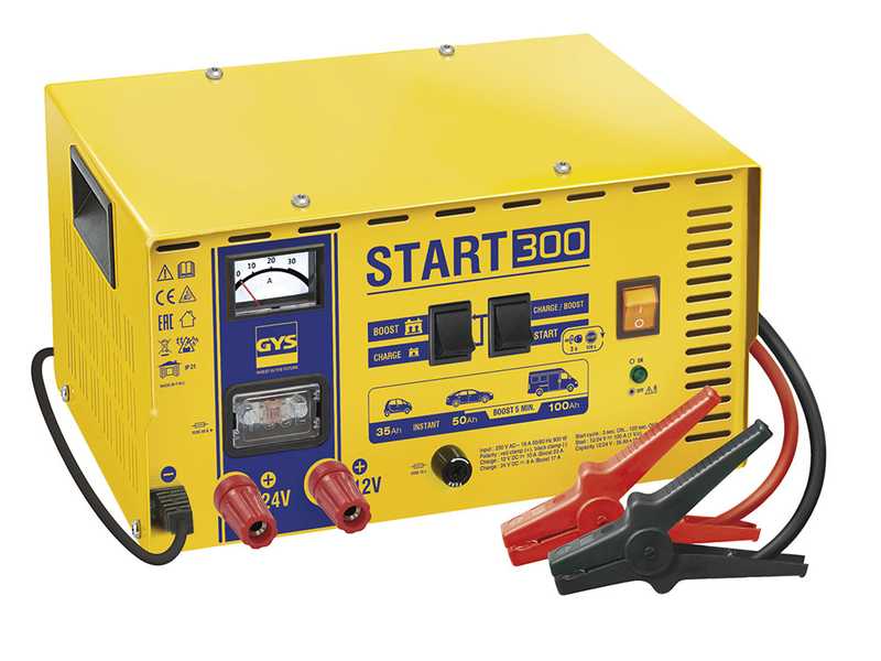 GYS Start 300 - Battery Charger and Starter - 12/24V