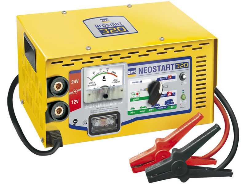 GYS Neostart 320 - Automatic Battery Charger and Starter - 12/24V