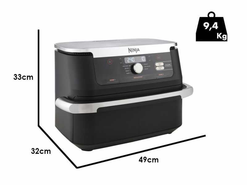 Ninja FlexDrawer AF500EU - Air Fryer - 10.4 L