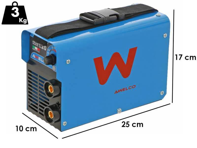 AWELCO IRIS 120 - Inverter Welding Machine (MMA), direct current (DC)
