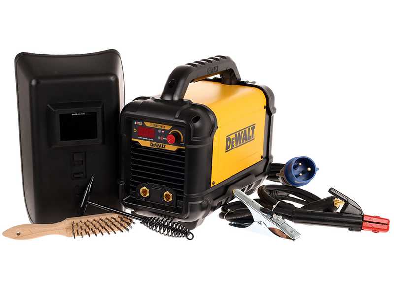 DeWalt DXWDMMA 160E - Inverter Welding Machine (MMA) - Direct Current (DC) + KIT