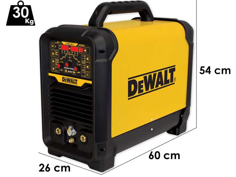 DeWalt DXWDTIG 210E - Inverter Welding Machine (TIG HF/LIFT, MMA) - DC - Case