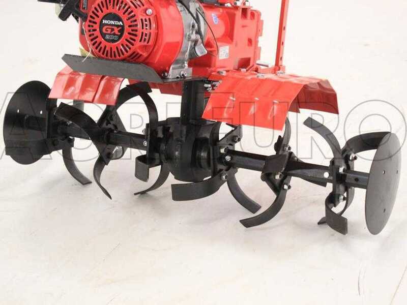 Agri 102 Garden Tiller with 95 cm Tiller - Honda GX 200 Petrol Engine 6.5 HP - 3+1 Gears
