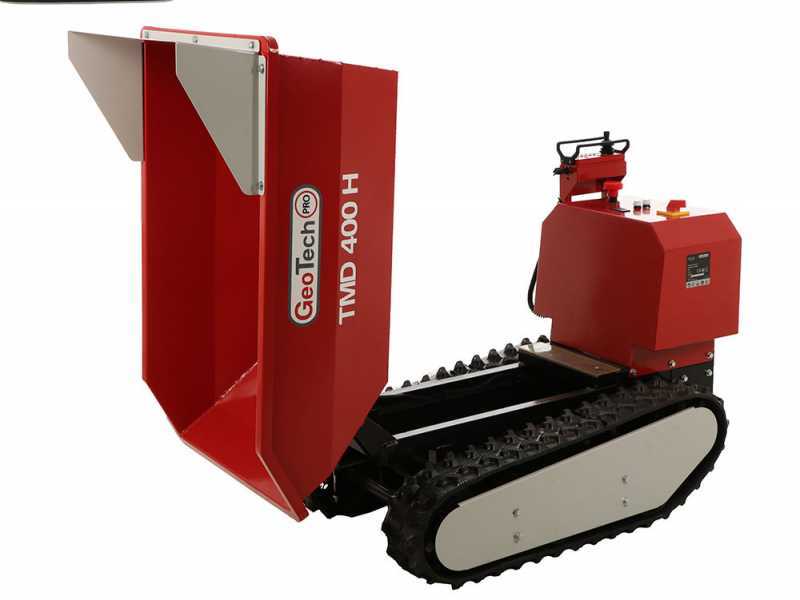 GeoTech-Pro TMD 400 H - 48V 15Ah battery-powered wheelbarrow with hydraulic tipper
