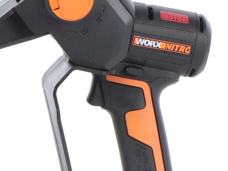 Worx Nitro WG325E - Manual Battery-powered Pruner + Extension Pole -  WITHOUT BATTERY AND CHARGER
