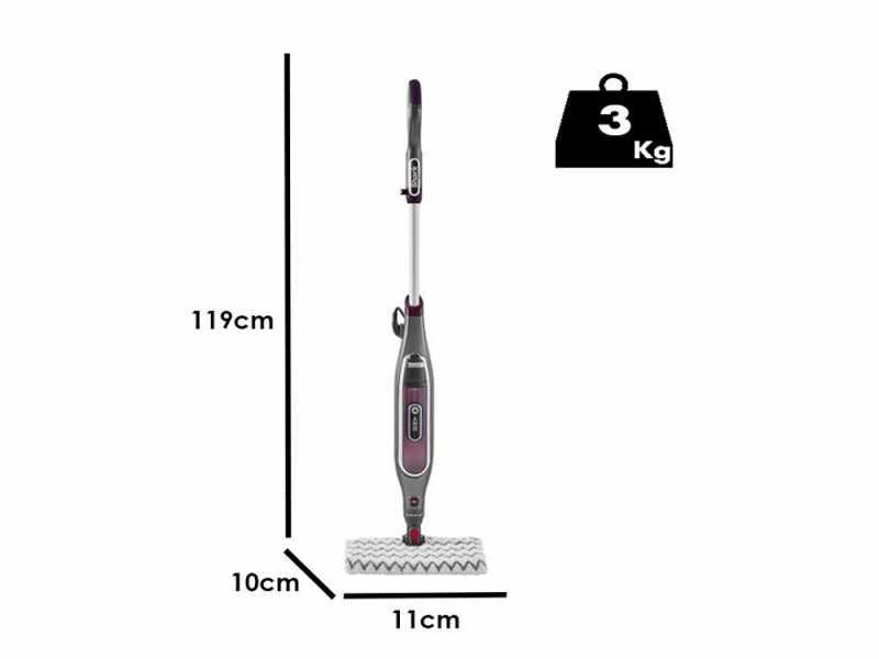 Shark Klik n' Flip with Steam Blaster S6003EU - Steam broom - 1200W