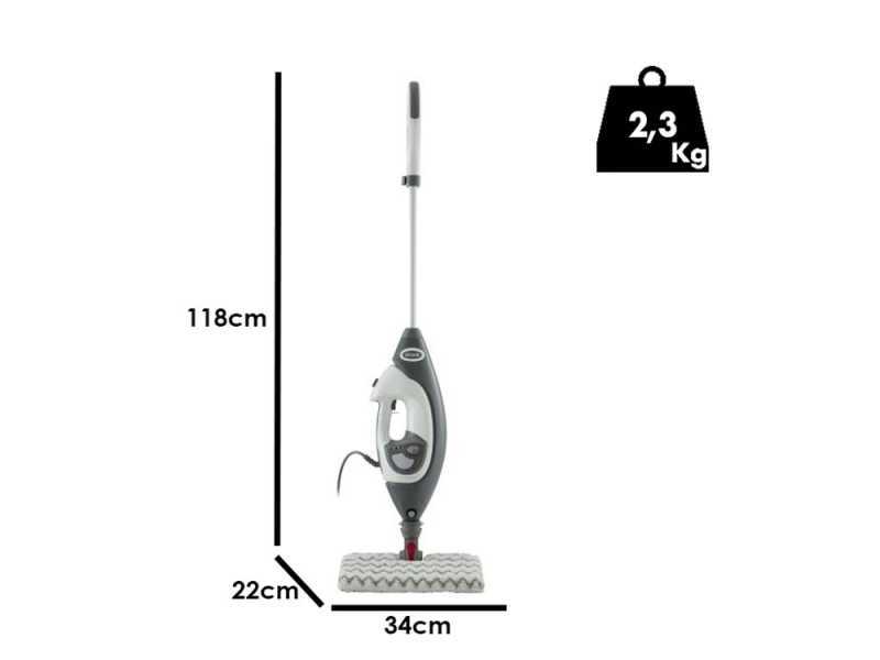 Shark Klik &lsquo;n&rsquo; Flip with Steam Blaster S6005EU - Electric Steam Broom 2-in-1