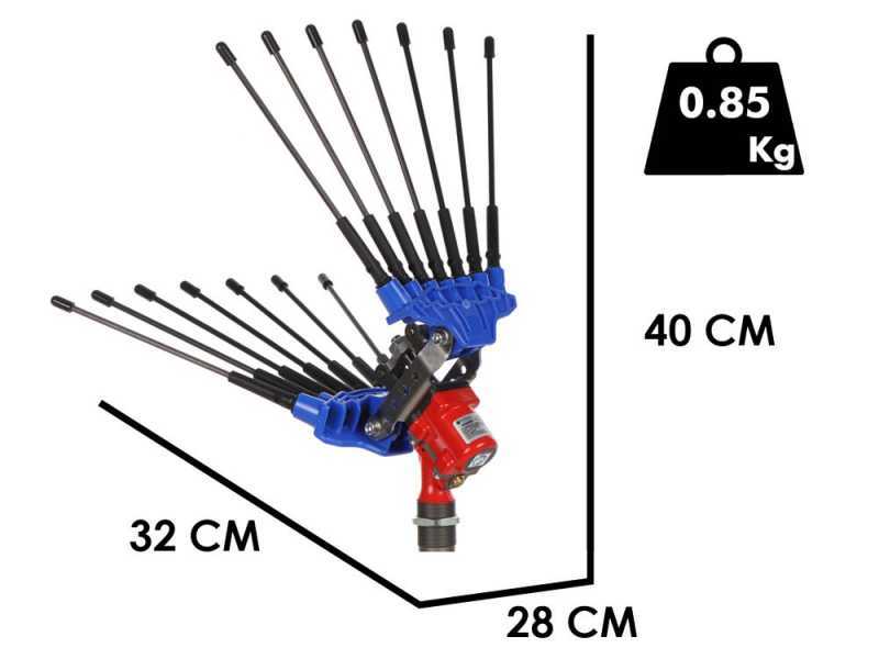 Paterlini VIBRANIUM - Pneumatic Harvester - 6 Bar - 1800 Beats per Minute