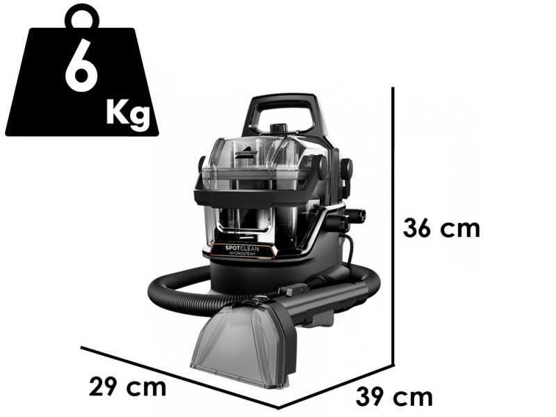 Bissell SpotClean HydroSteam Select - Carpet Cleaner - Upholstery - 1000W