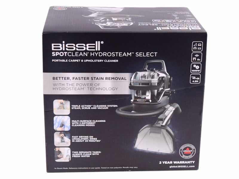 Bissell SpotClean HydroSteam Select - Carpet Cleaner - Upholstery - 1000W