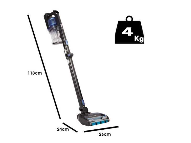 Shark Powerfins IZ320EUT - Vacuum Cleaner - Battery-powered Broom - with Pet Kit - 2x 21.6V Batteries