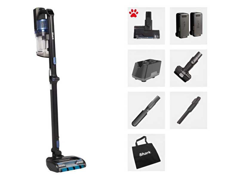 Shark Powerfins IZ320EUT - Vacuum Cleaner - Battery-powered Broom - with Pet Kit - 2x 21.6V Batteries