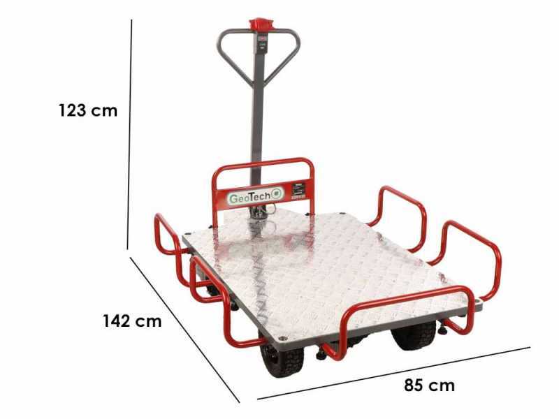 GeoTech E-Truck 400 - Electric trolley with battery 40V 6Ah