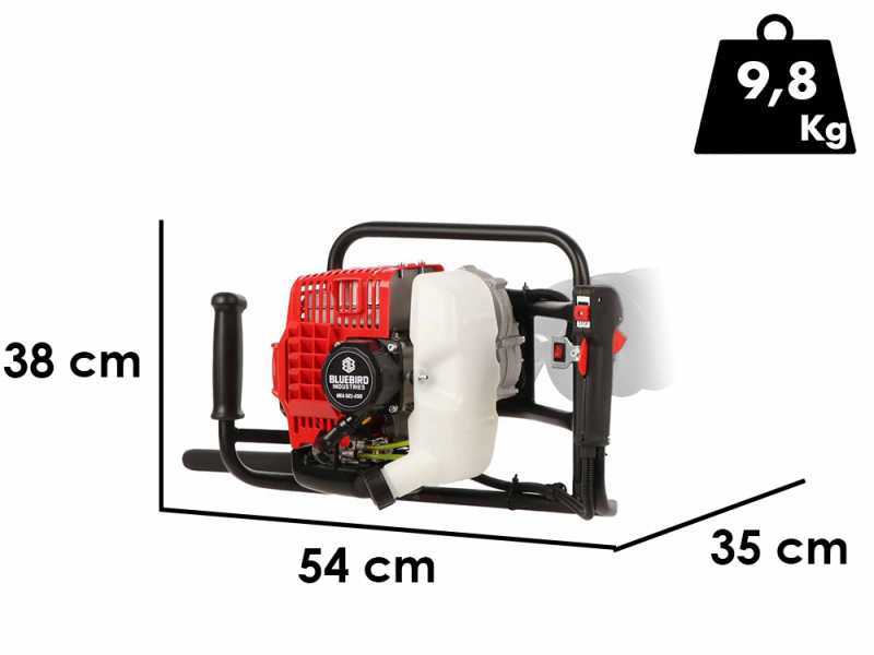 BlueBird NEA 521-ESS - 2-stroke compound motor drill - Bit not included