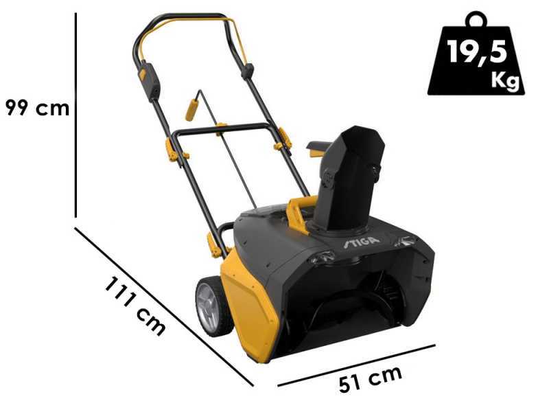 Stiga ST 700e Kit - Battery Snowplough - 48V/7,5Ah