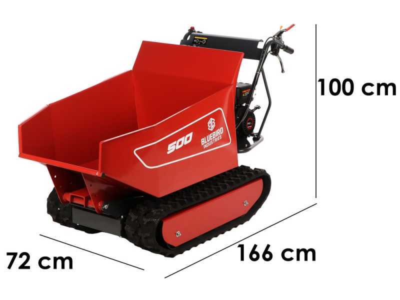 Blue Bird Carrier 500 DH - Dumper tracked wheelbarrow - Capacity 500Kg