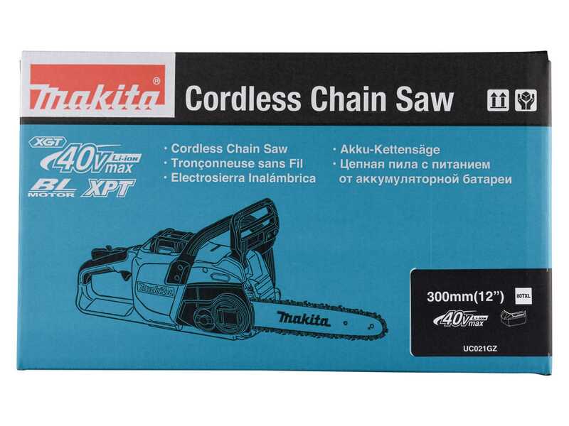 Makita XGT UC021GZ - 40V Battery-powered electric saw - 30cm cut - WITHOUT BATTERY AND CHARGER