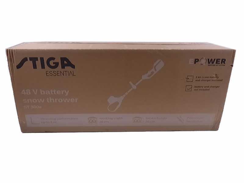 Stiga ST 300e Kit - Battery Snowplough - 48V/2Ah