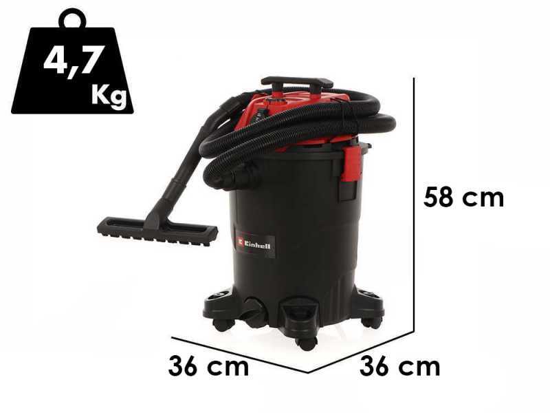 Einhell TC-VC 1825 A - Wet and dry hoover - 25L drum - 1250W