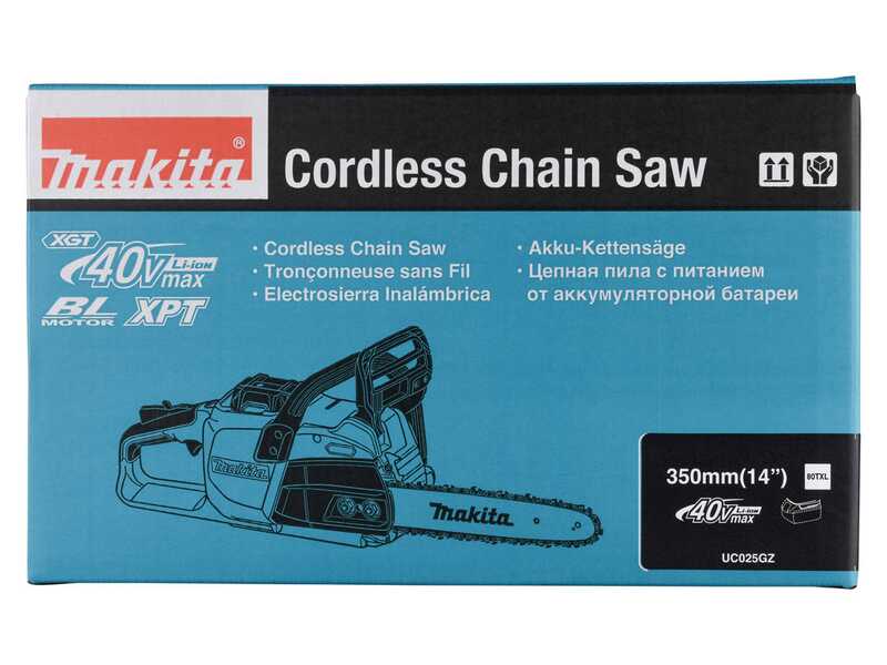 Makita XGT UC025G - Battery-powered electric saw - 35cm cut - 40V/5Ah