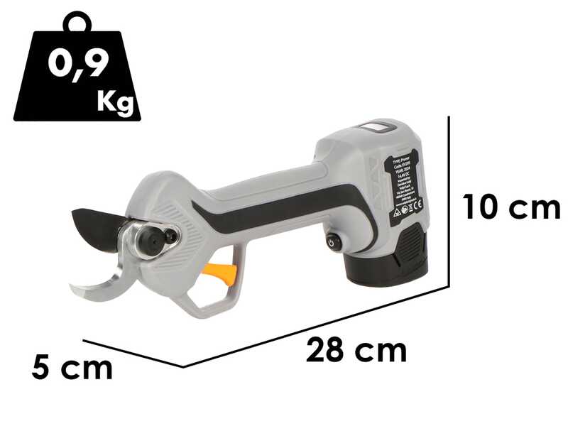 Volpi KV295 - Electric pruning shear - 2x 14.4V/2.5Ah