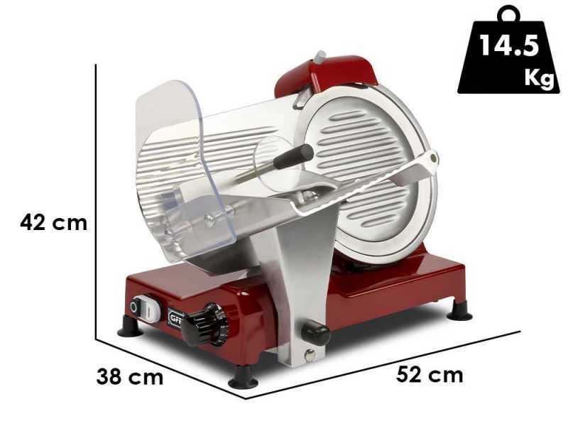 G3 Ferrari Emilia 250 Rosso - Slicer with stainless steel blade 250 mm - 240W