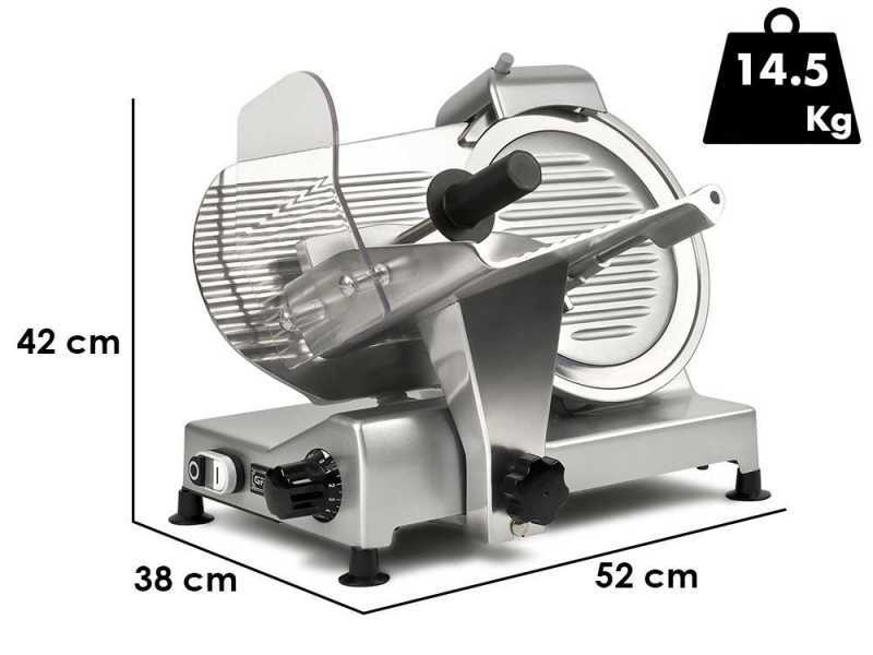 G3 Ferrari Emilia 250 Silver - Slicer with stainless steel blade 250 mm - 240W