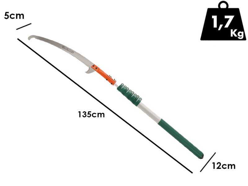 GeoTech STP S 300 - Saw on extension pole - 135-300cm