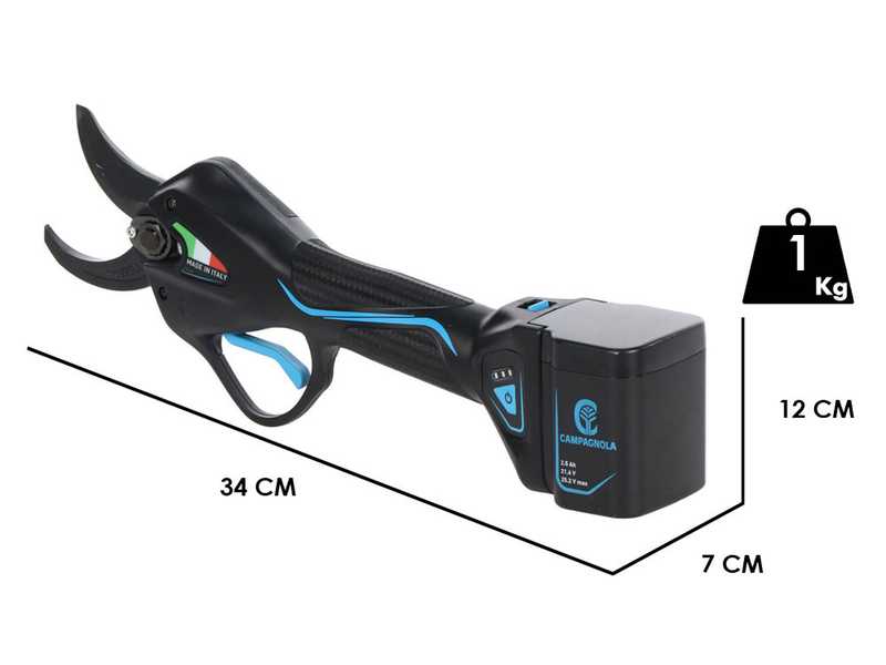 Campagnola NOVA 40 - Battery-powered Electric Pruning Shear - Without Battery and Charger