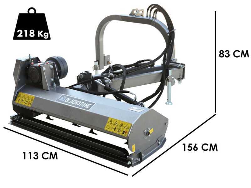 BlackStone BV 100 L - Tractor-mounted side verge flail mower with Arm - Light Series