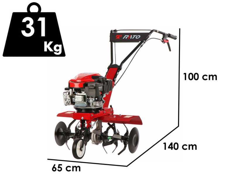 Italian Power RG1.8-45Q-D - 5.5 HP Petrol Garden Tiller - Rato RV160-PRO Engine