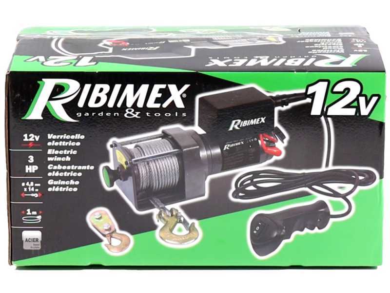 Ribimex PE12V/2500 - 12V Battery Electric Winch - 3 HP