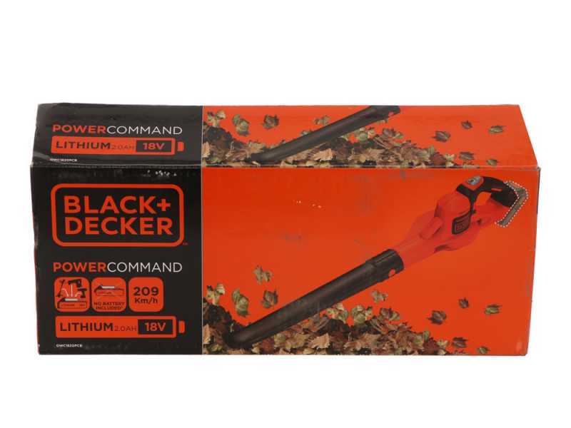 Black &amp; Decker GWC1820PCB-XJ - Cordless Blower - WITHOUT BATTERIES AND CHARGERS