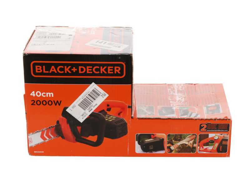 Black &amp; Decker BECS2040-QS - 2000 W Electric Chainsaw - 40 cm Blade