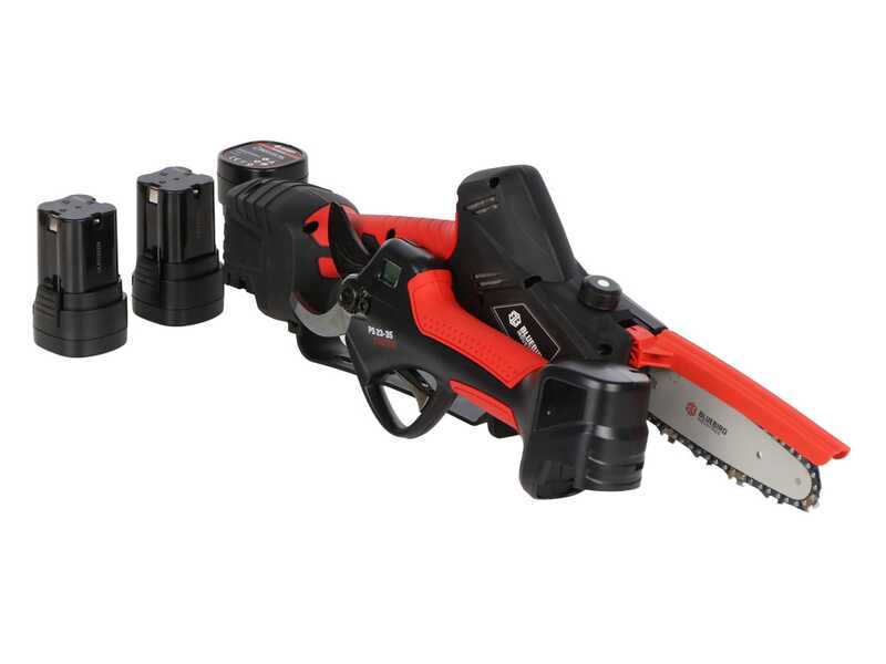 Blue Bird PS23-28+CS23-05A - Shear + Battery-powered Pruner Kit - 3x 21.6V 2.5Ah