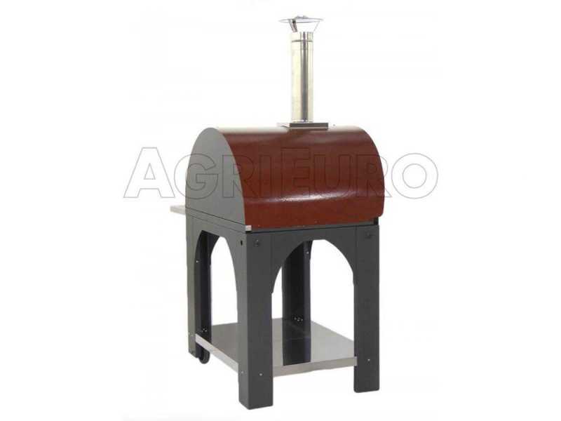 Cibus Red outdoor wood-fired pizza oven - 4 pizzas