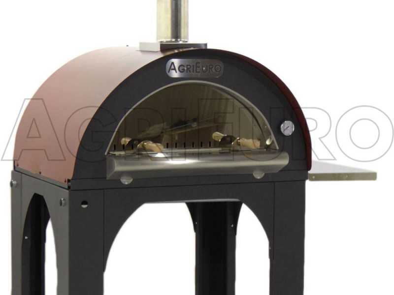 Cibus Red outdoor wood-fired pizza oven - 4 pizzas
