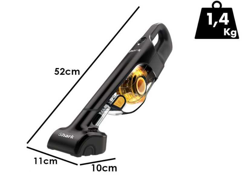 Shark CH950EUT - Portable Rechargeable Vacuum Cleaner - 10.8V 2Ah Battery - With Pet Kit