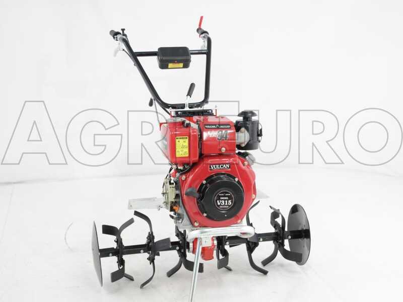 Diesse DS94 - 7 HP Diesel Garden Tiller - Vulcan 296cc with Electric Start