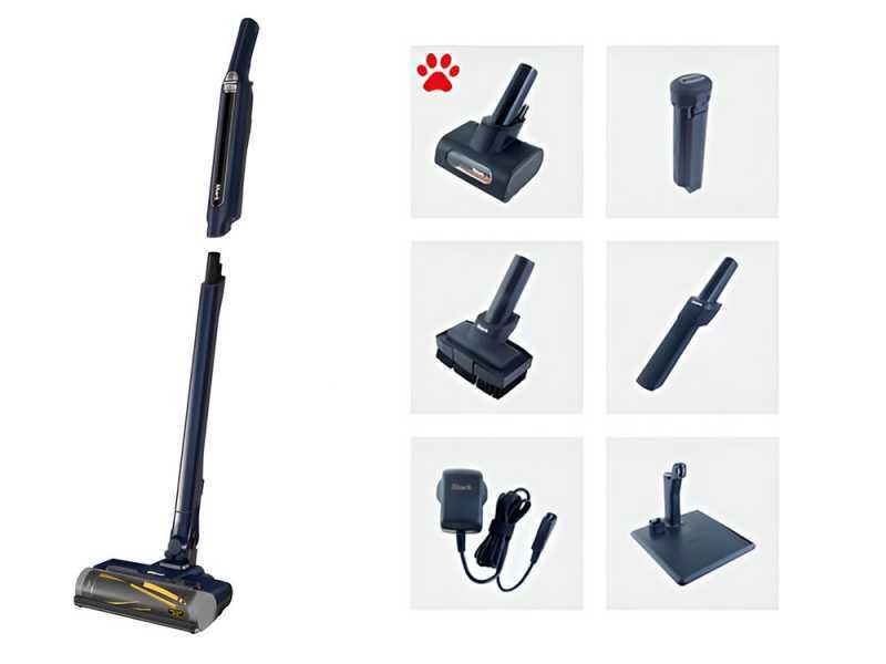 Shark WV362EUT - Vacuum Cleaner - Electric Broom - 2x 11.1/V 3Ah Batteries - with Pet kit