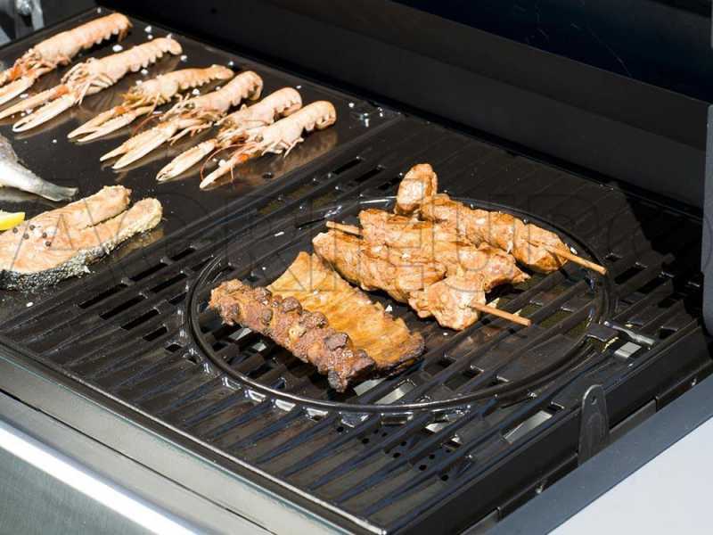 Cast iron grill with removable ring - Culinary Modular
