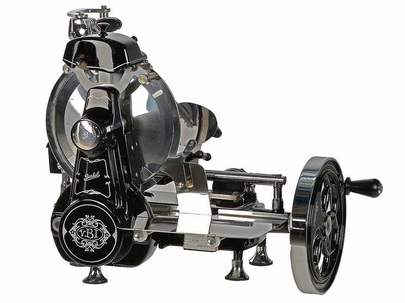 BERKEL B2 Black - Flywheel Meat Slicer with stand - 265 mm Chrome-plated Steel Blade